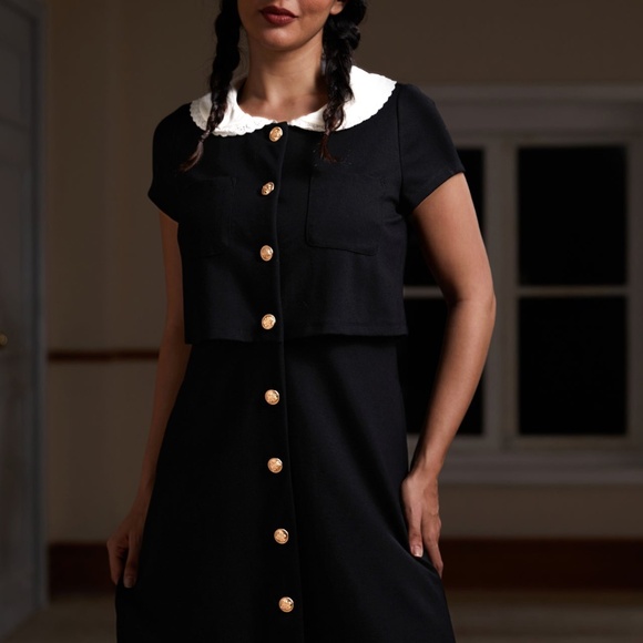 Falling for the Fall Equinox Collared Dress ModCloth Brand New Unworn - Picture 8 of 10